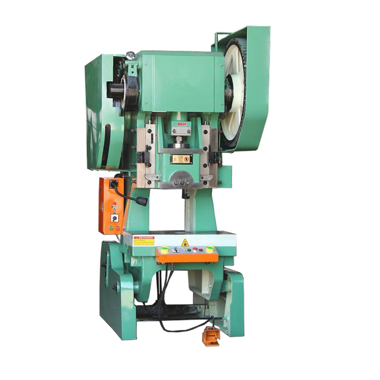 Máquina de perfuração de prensa mecânica de tipo aberto J21 série 80t com mesa fixa